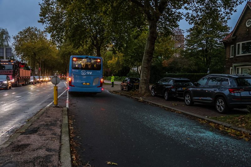 Fietser naar ziekenhuis na aanrijding met Keolis-bus in Utrecht